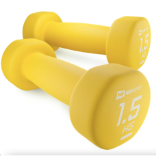 Гантель Hop-Sport 2х1,5 кг неопреновые HS-V015DR желтый